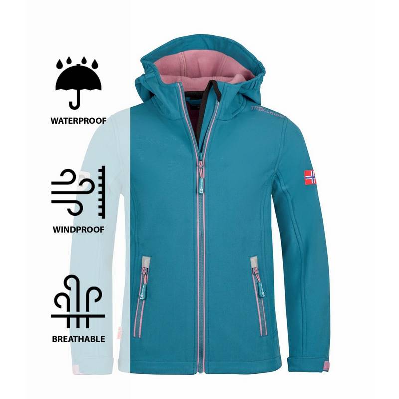 Trollkids Trollfjord Softshelljacke Mädchen