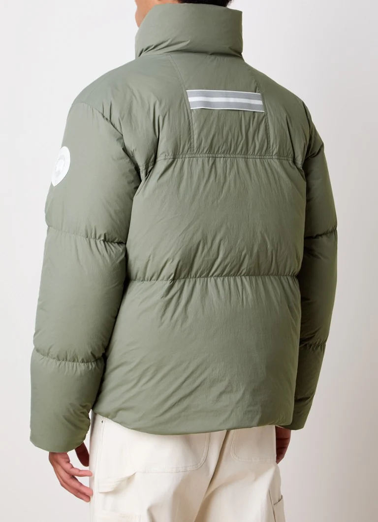 Doudoune Canada Goose Lawrence avec garnissage en duvet et logo