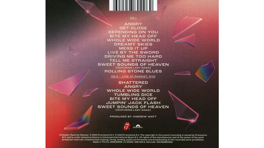 HACKNEY DIAMONDS (LTD. LIVE EDITION 2CD)