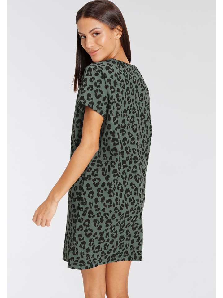 VIVANCE DREAMS Sleepshirt in ecru-schwarz-gemustert günstig kaufen