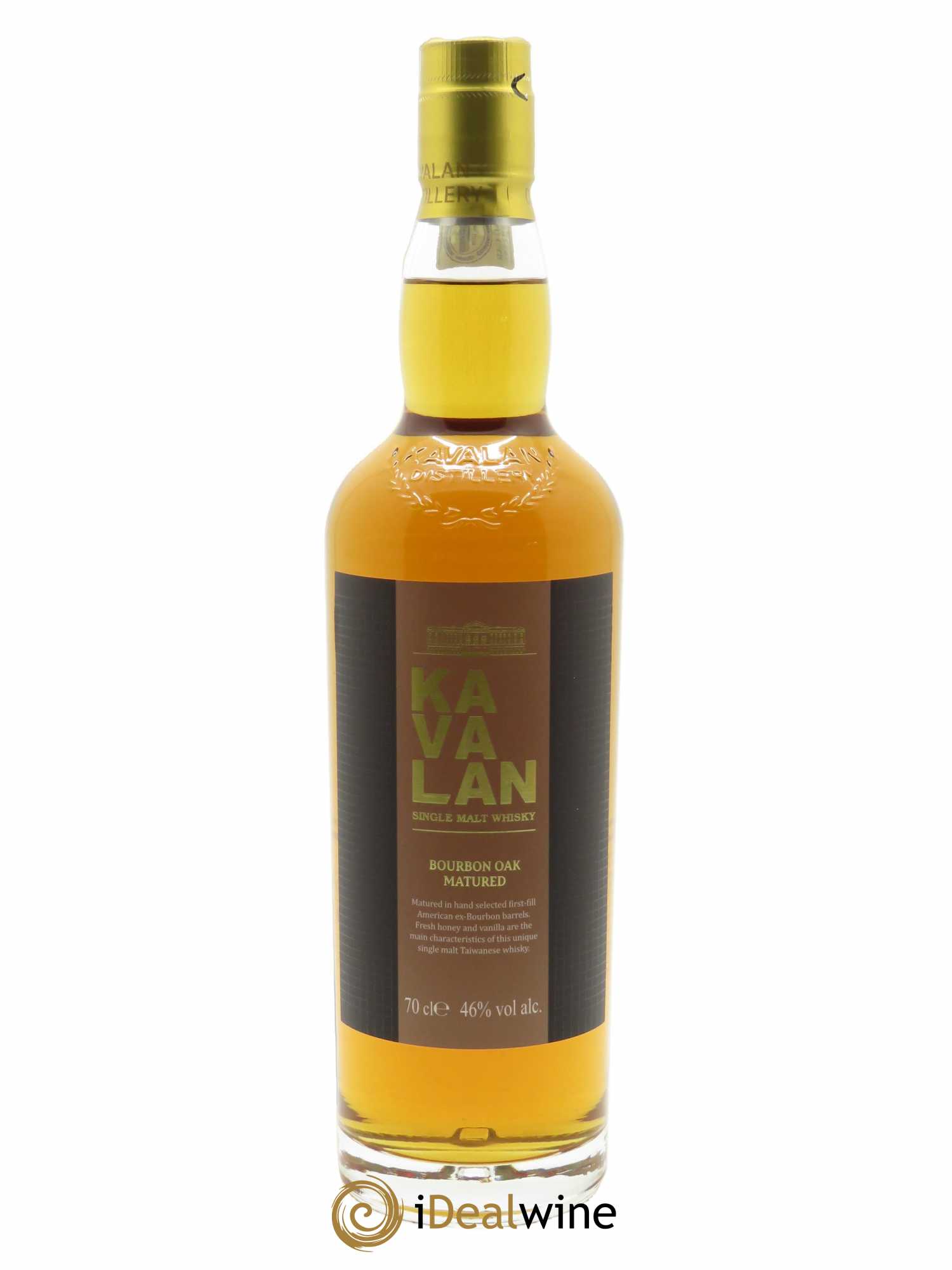 Whisky Kavalan Ex Bourbon Cask (70cl)  - Lot de 1 Bouteille
