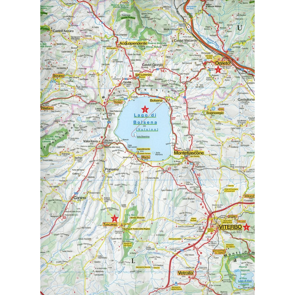 MARCO POLO Karte Italien 09. Latium 1:200 000 - Straßenkarte