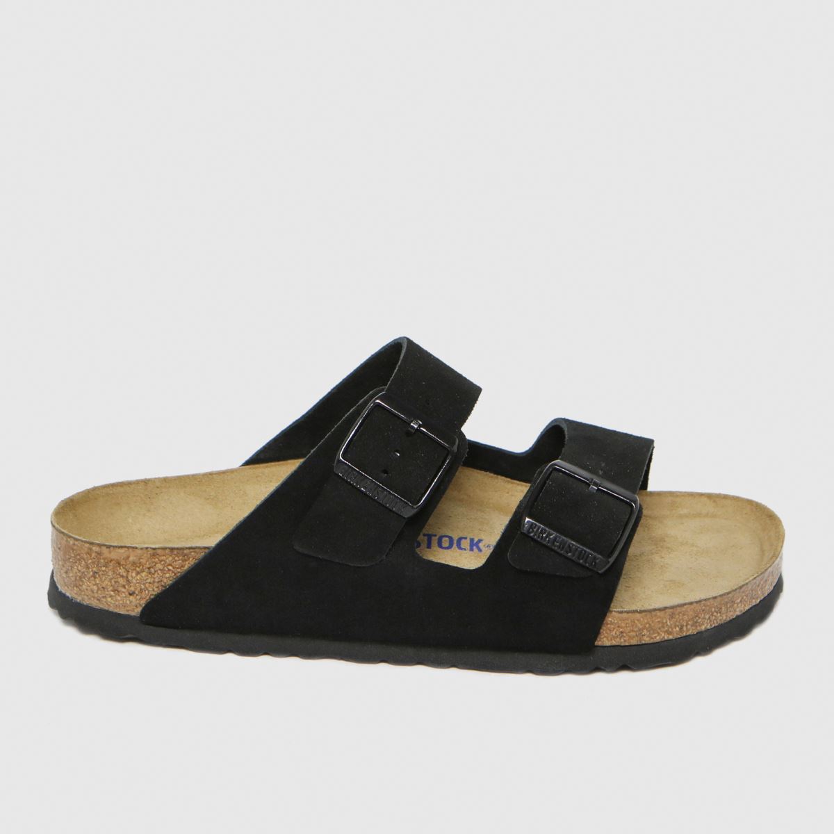 BIRKENSTOCK Arizona velúr szandál fekete színben