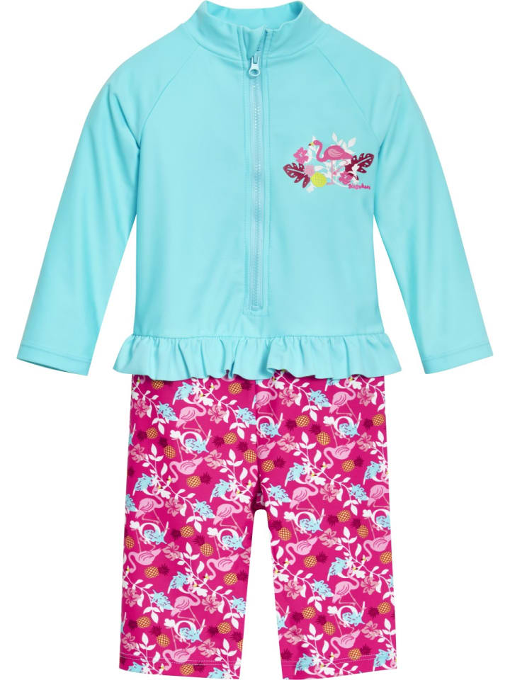 Playshoes UV-Schutz Einteiler Flamingo 1/1 Arm in Türkis günstig kaufen