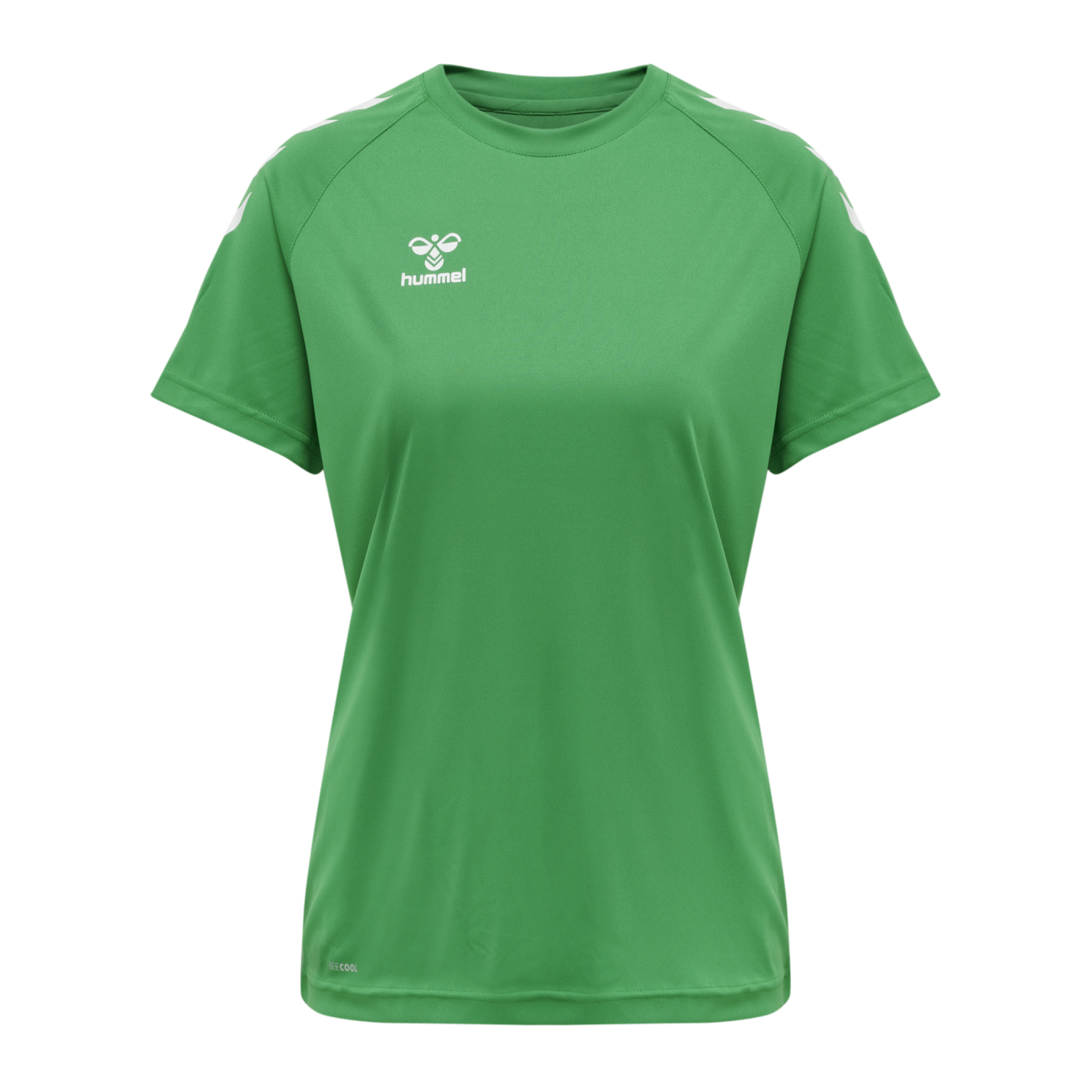 Hummel hmlCORE XK Poly T-Shirt Damen Grün F6235