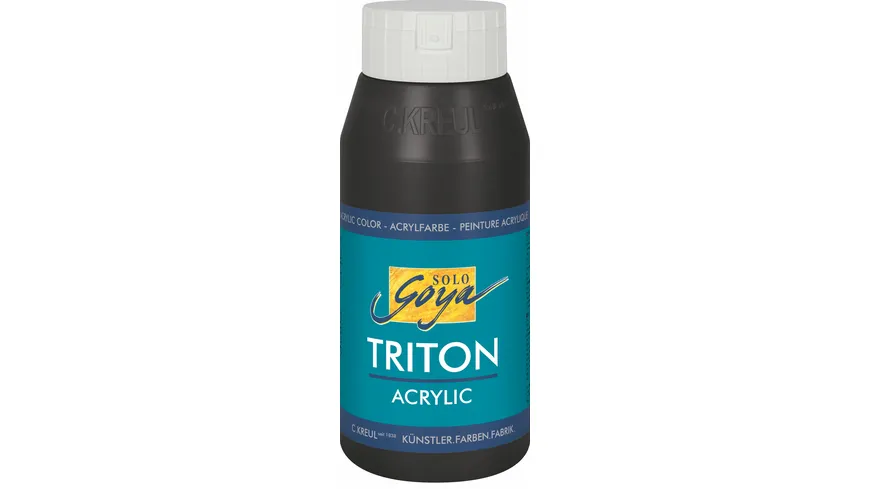 KREUL SOLO GOYA Triton Acrylic schwarz 750 ml