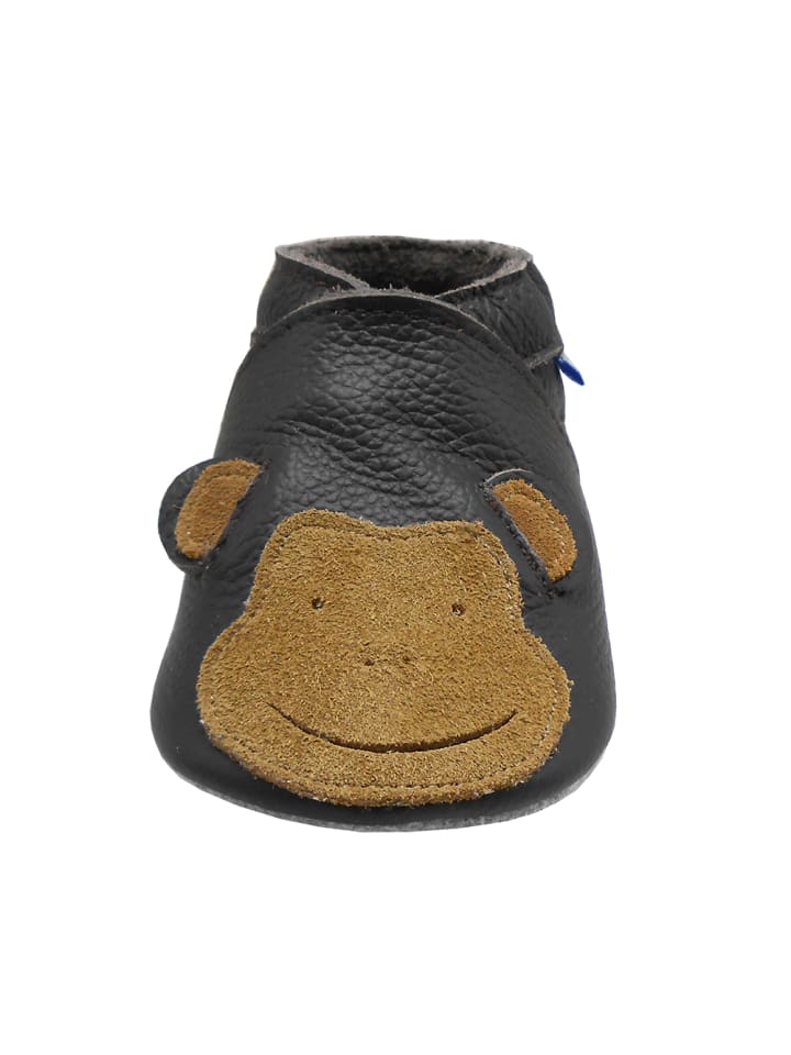 Yalion Leder-Krabbelschuhe 