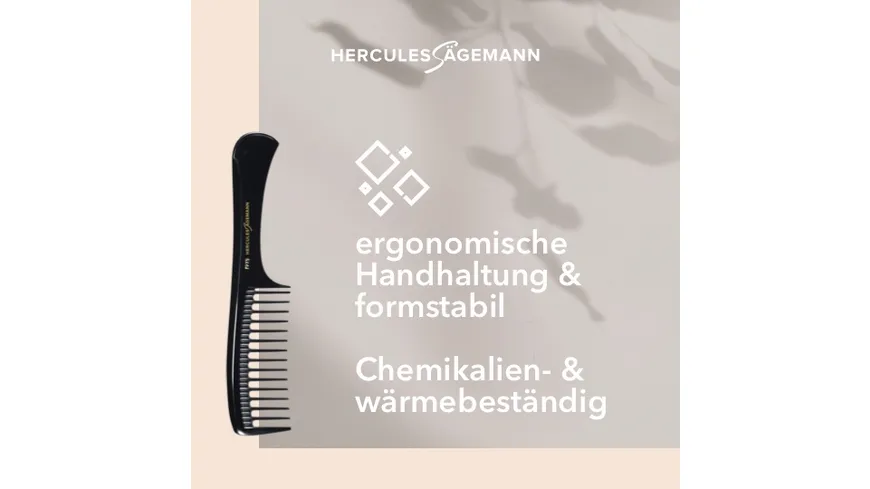 HERCULES Sägemann Griffstylerkamm Naturkautschuk
