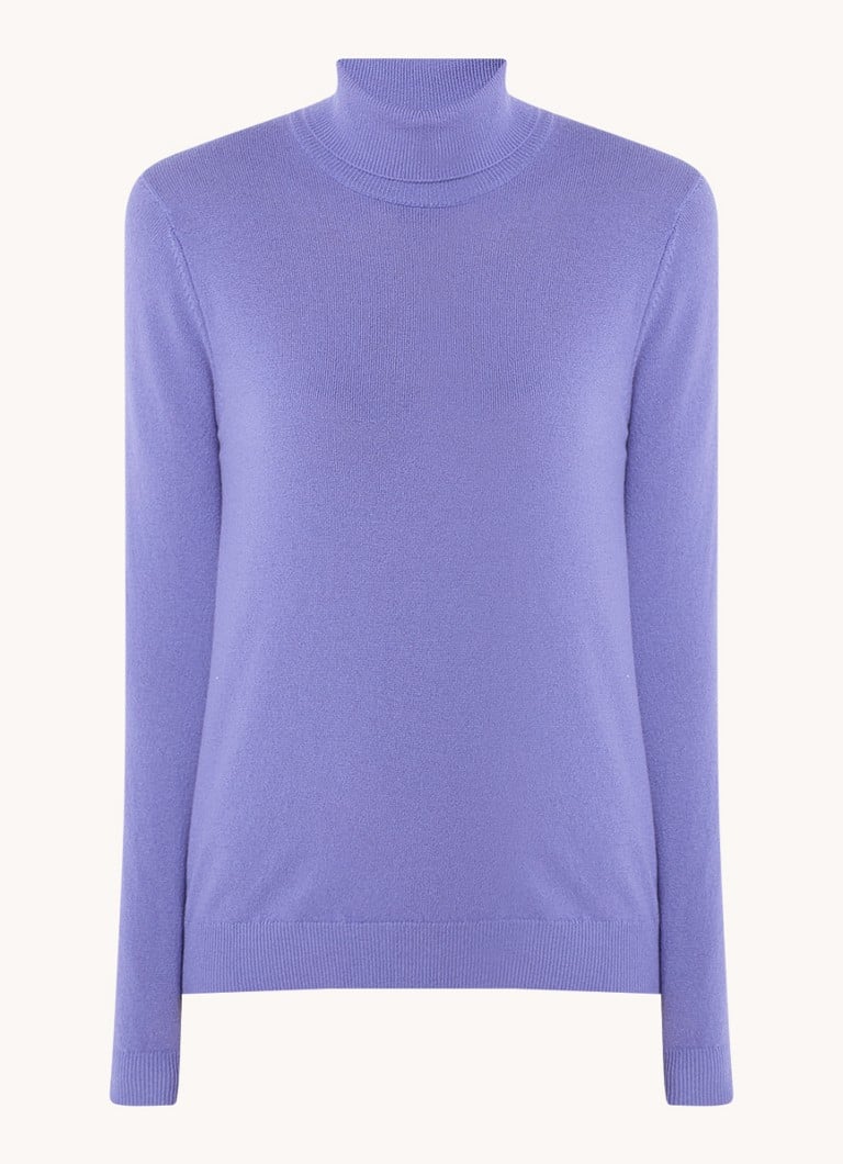 Maglione a collo alto Benetton in pregiata lana merino.