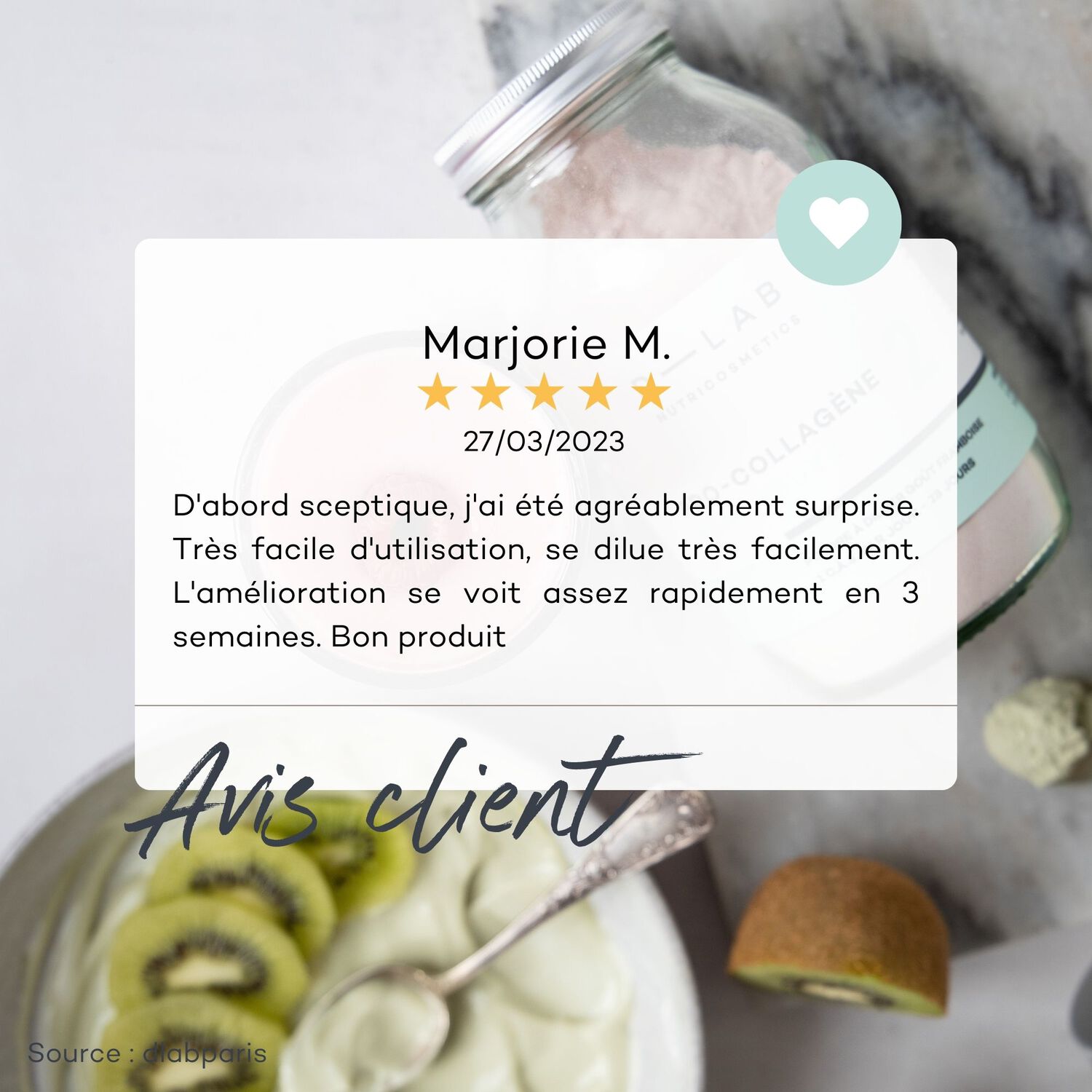 d-lab nutricosmetics Pro-Collagène Complément Alimentaire - Peau neuve 1 Mois