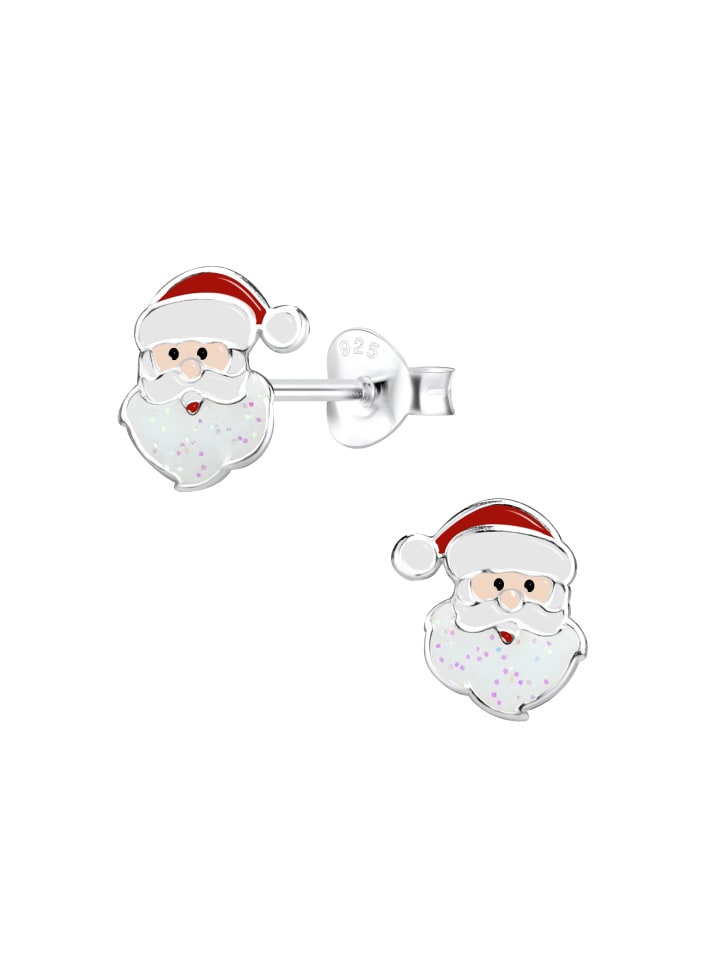 Alexander York Ohrringe, Ohrstecker WEIHNACHTSMANN in 925 Sterling Silber, 2-tlg. günstig kaufen onesize