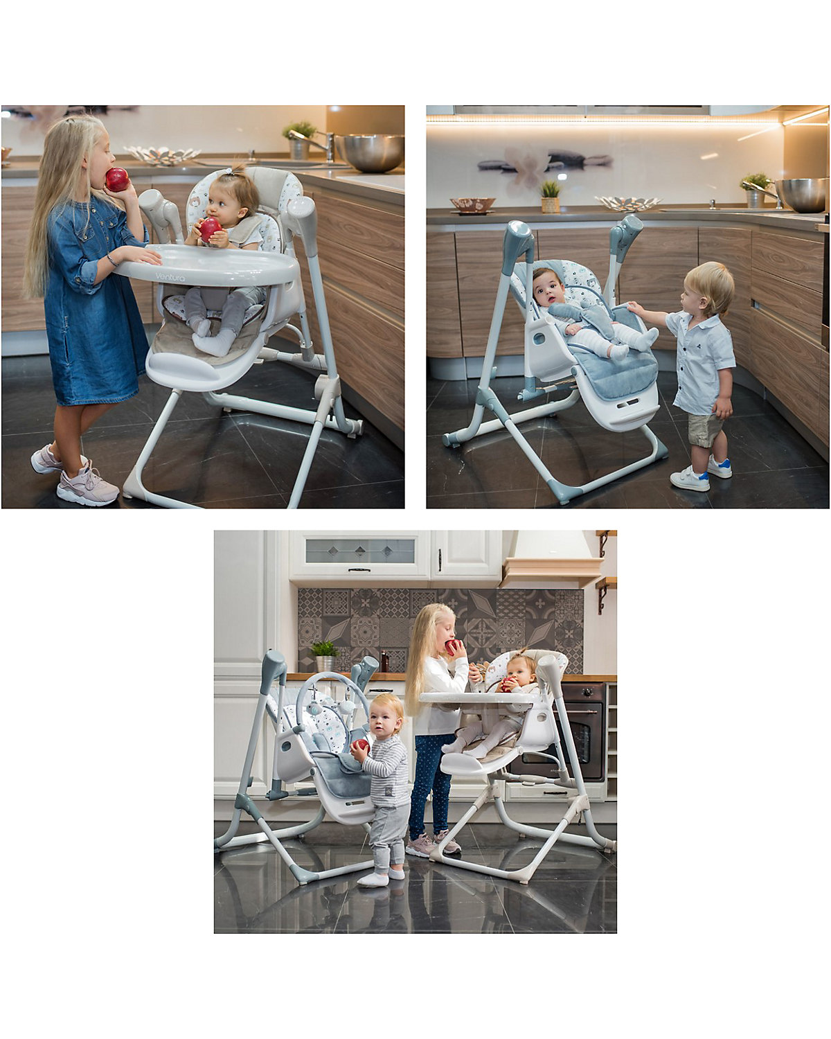Babywippe Ventura 2 in 1 ab Geburt Babywippen