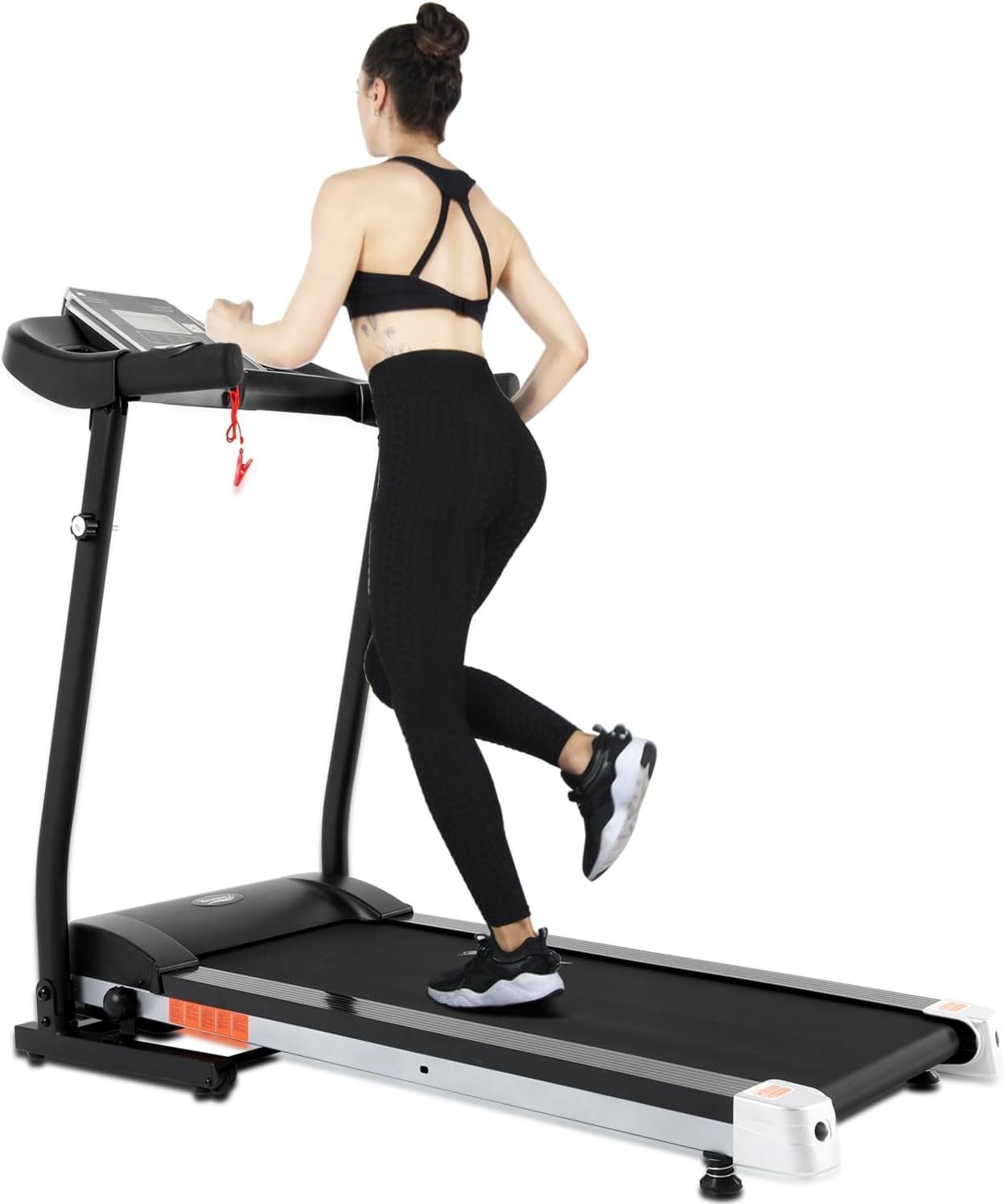 Novonova Laufband (Bluetooth APP, 2HP leiser Elektromotor, LCD Display, SY-1025), elektrisches klappbar für zu Hause Laufband mit 12 Trainingsprogrammen