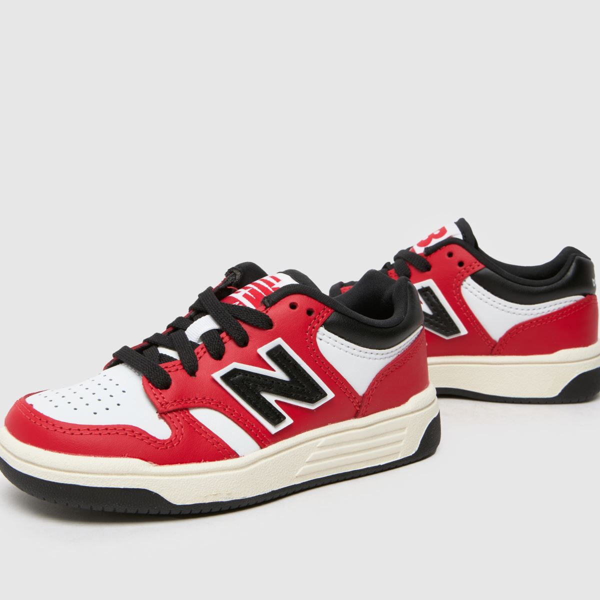New Balance röda 480 Junior-sneakers för pojkar
