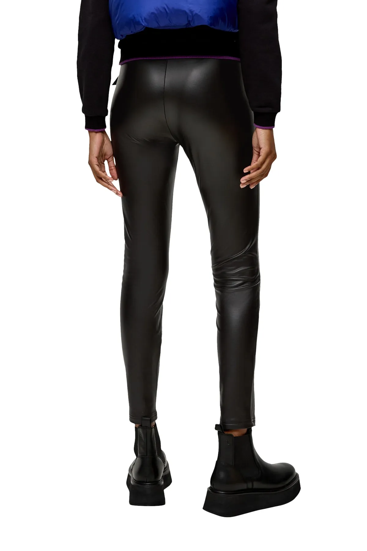 QS by s.Oliver  Leggings - Schwarz - Mittlerer Bund