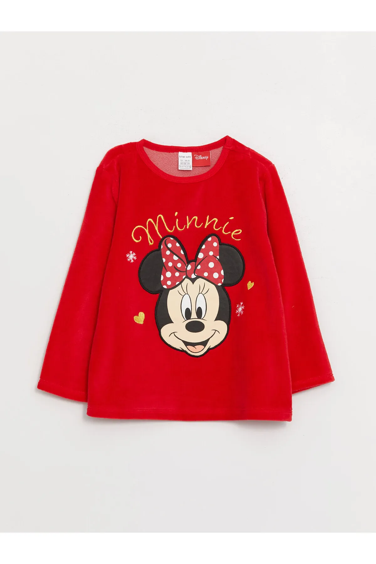 LC Waikiki  Pyjama-Set für Babys mit Rundhalsausschnitt und Minnie Mouse-Aufdruck