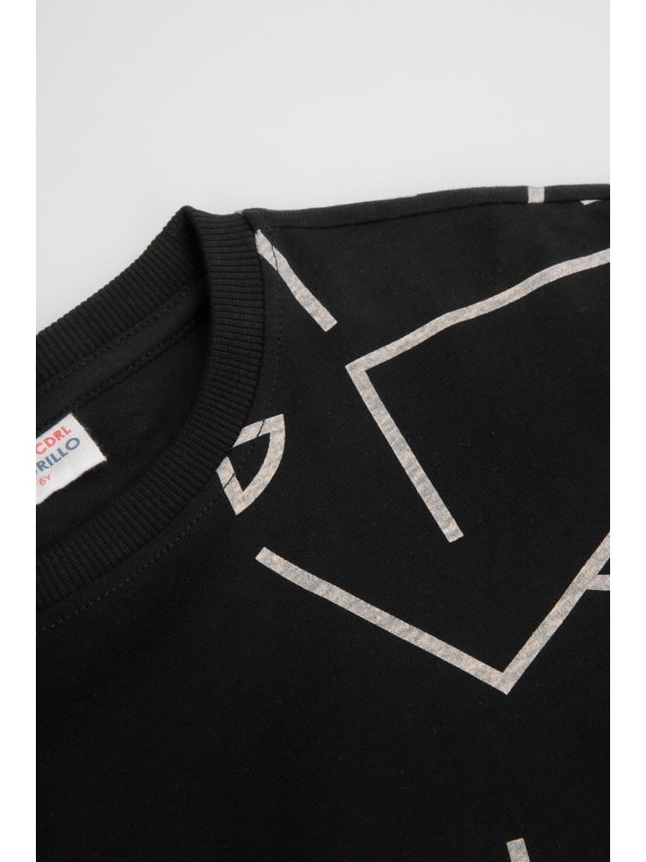 Coccodrillo Langärmeliges T-shirt in schwarz günstig kaufen