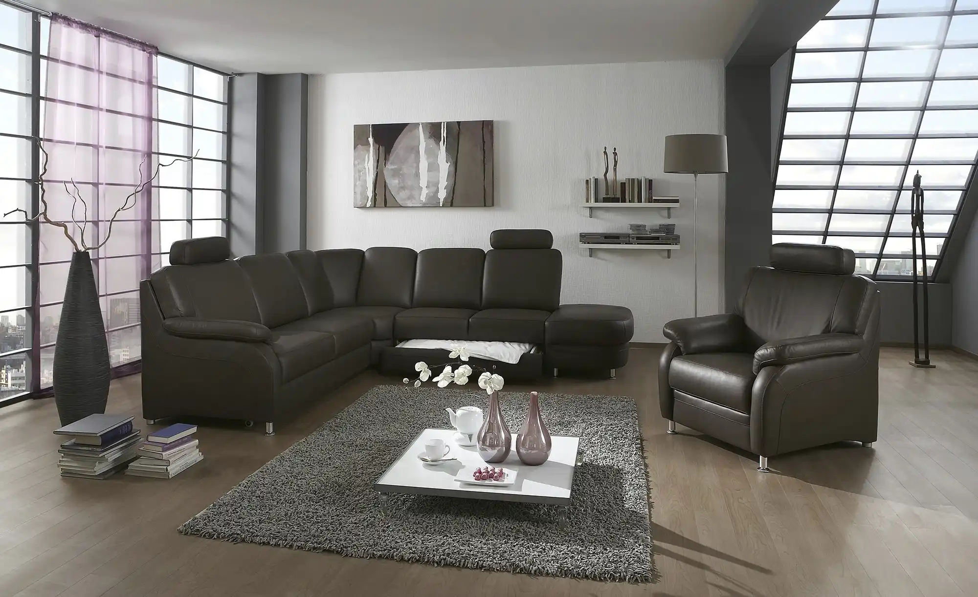 Kollektion Kraft Ecksofa aus Leder Ole