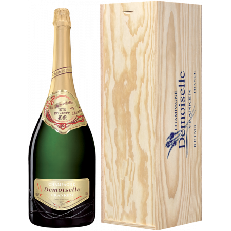CHAMPAGNE VRANKEN DEMOISELLE EO - BRUT TETE DE CUVEE JEROBOAM CAISSE BOIS