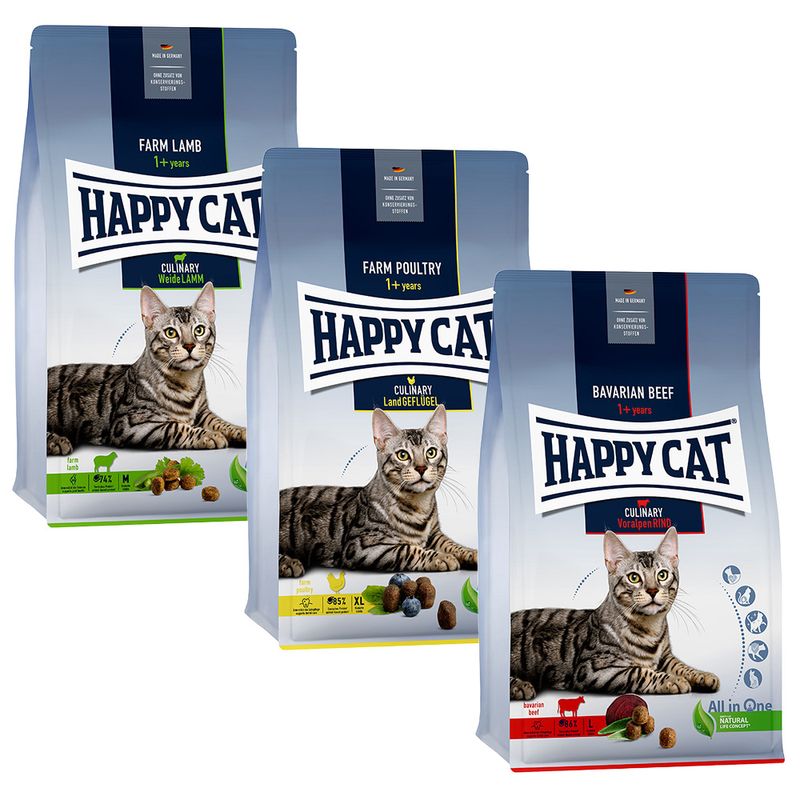 Mixpaket Happy Cat Culinary Adult zu TOP-Preisen