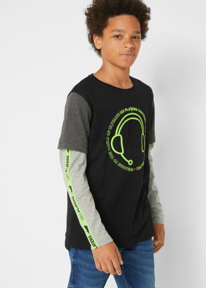 Jungen Layershirt aus Bio-Baumwolle