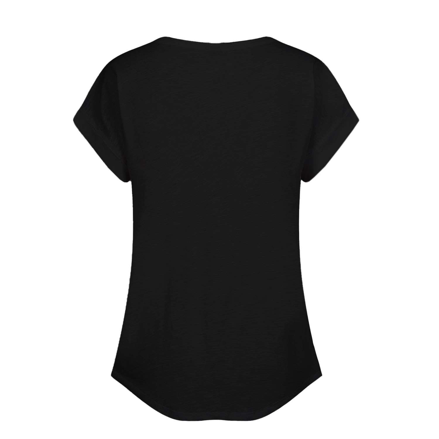 Damen T-Shirt lang -DYN- schwarz