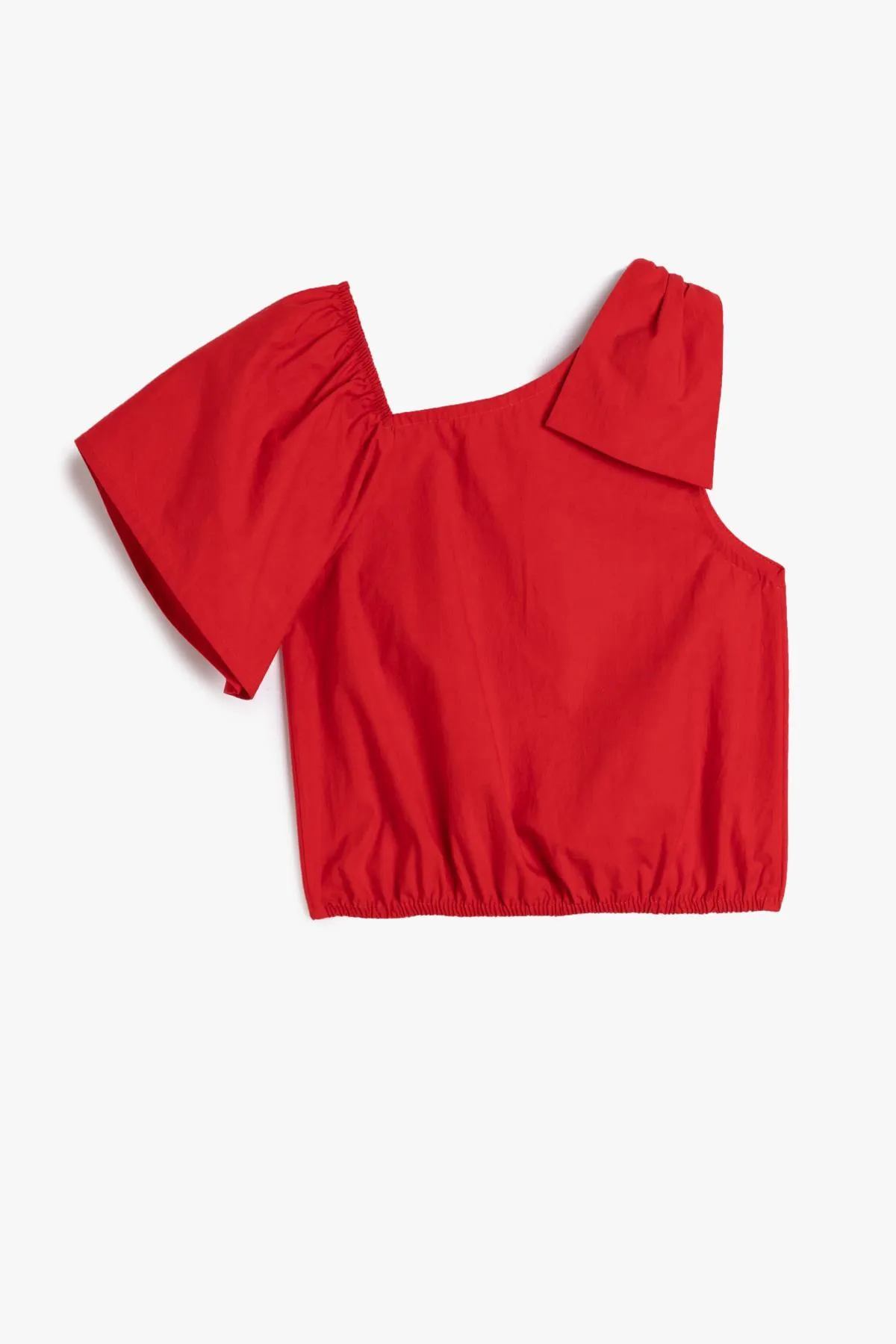 Koton  Bluse One-Shoulder-Schleife aus Baumwolle