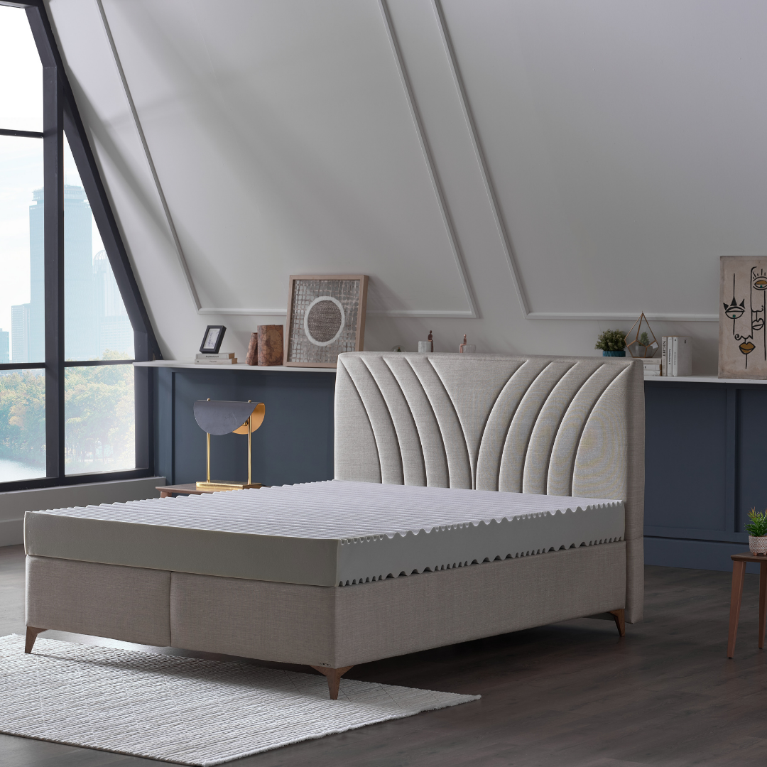Arga Home ARGAFLEKS  Komfortschaummatratze, 17 cm Höhe, 7 Zonen-Wendematratze, 100X200 cm
