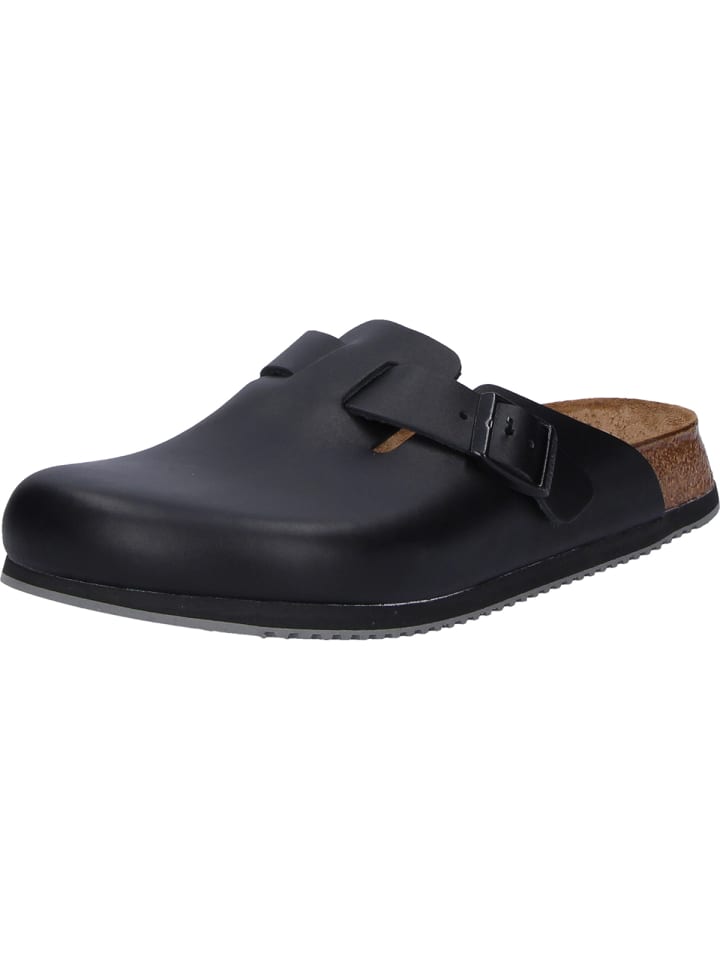 Birkenstock Pantoletten Boston SL in schwarz günstig kaufen
