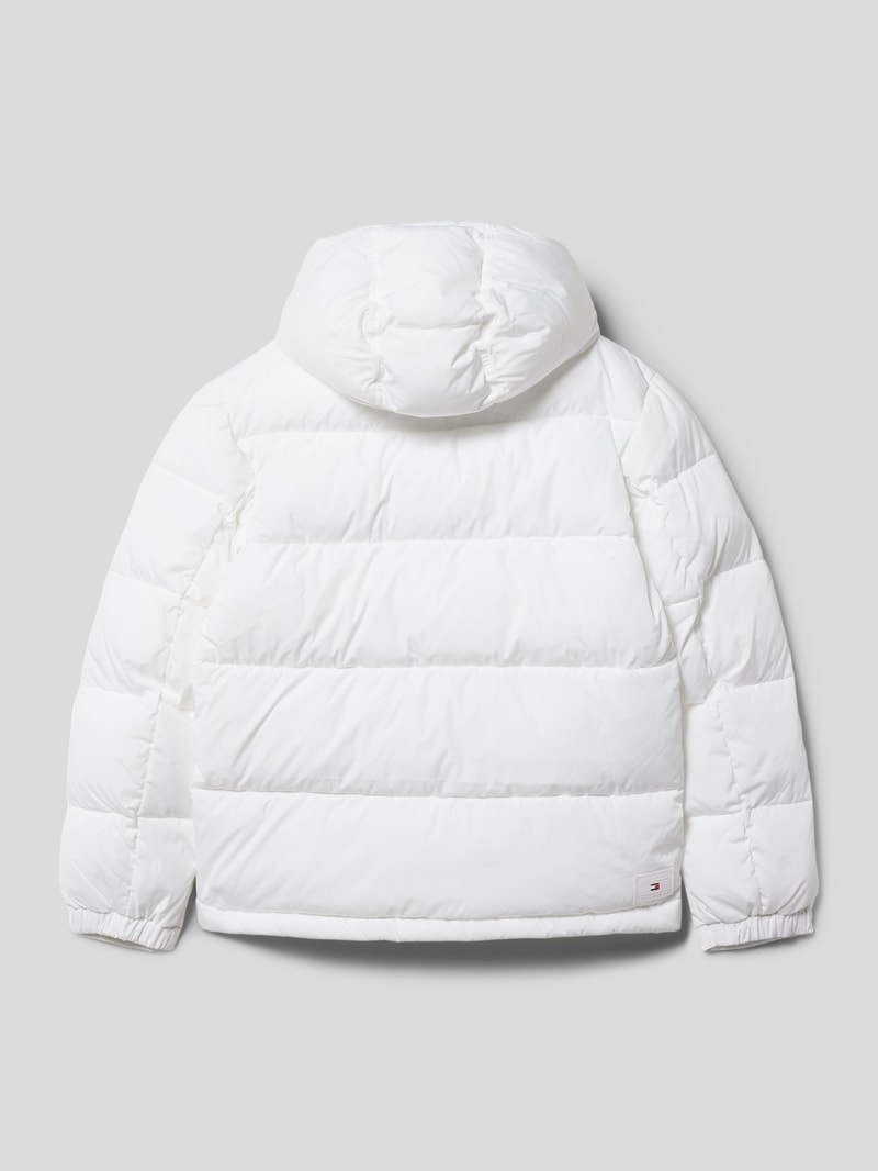 Steppjacke mit Label-Detail Modell 'ALASKA' in weiß