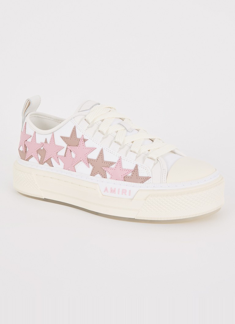 AMIRI  Stars Court sneaker van mesh met leren details