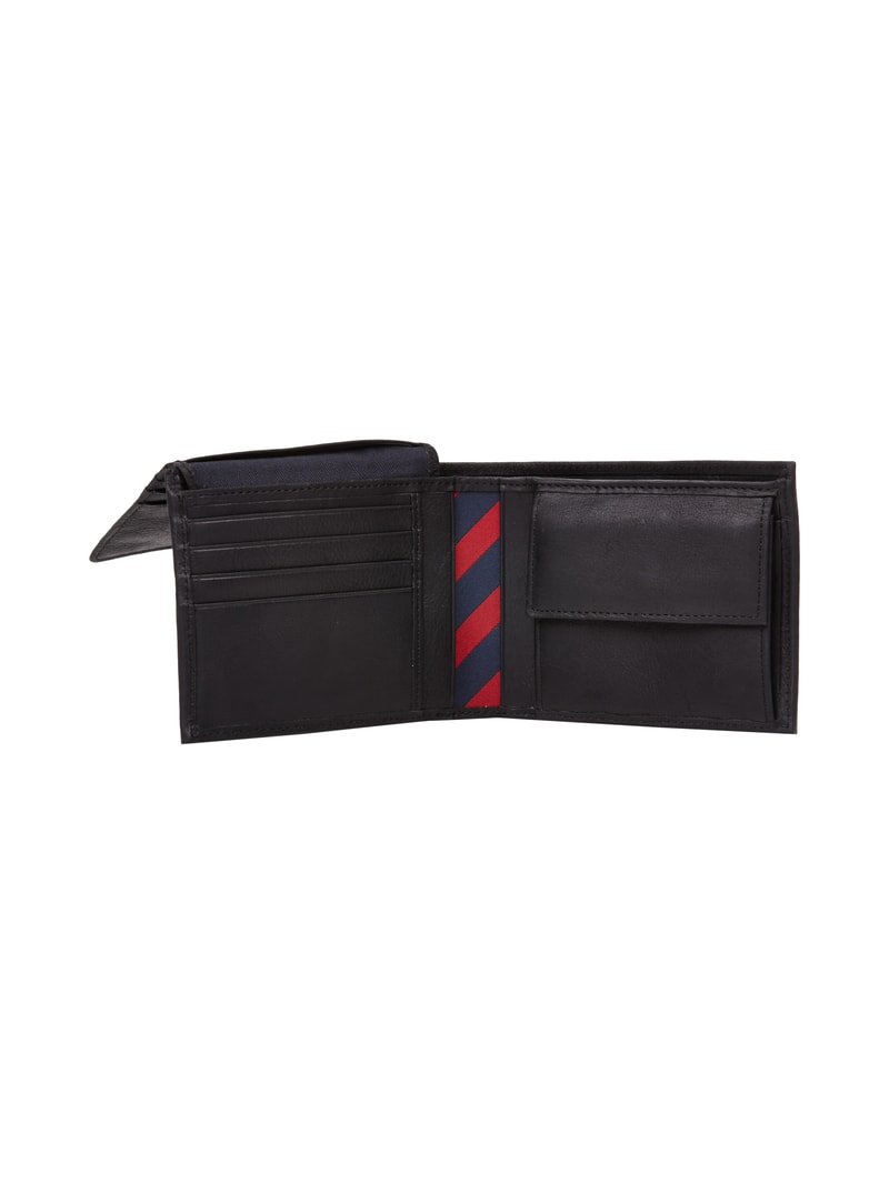 Geldbörse aus Leder in schwarz