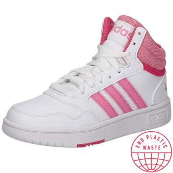 adidas Hoops 3.0 Mid K Sneaker in weiß
