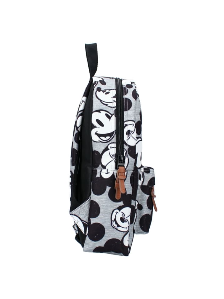 Disney Mickey Mouse Rucksack Grau | Micki Maus | Mickey Mouse | 33 x 25 x 10 cm | Kinder Tasche günstig kaufen onesize