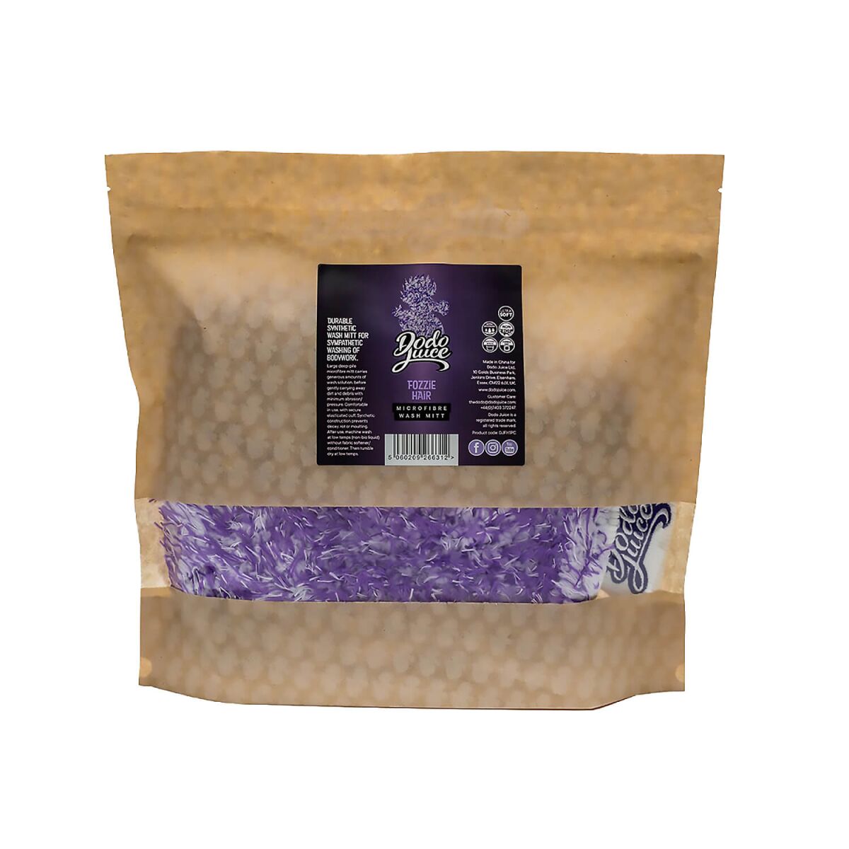 Dodo Juice Fozzie Hair Mikrofaser-Waschhandschuh