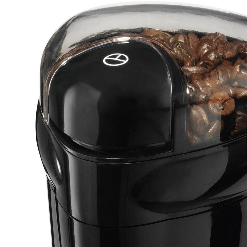 PRINCESS Kaffeemühle Elektrisch Schwarz, Gewürzmühle Kräutermühle aus Kunststoff