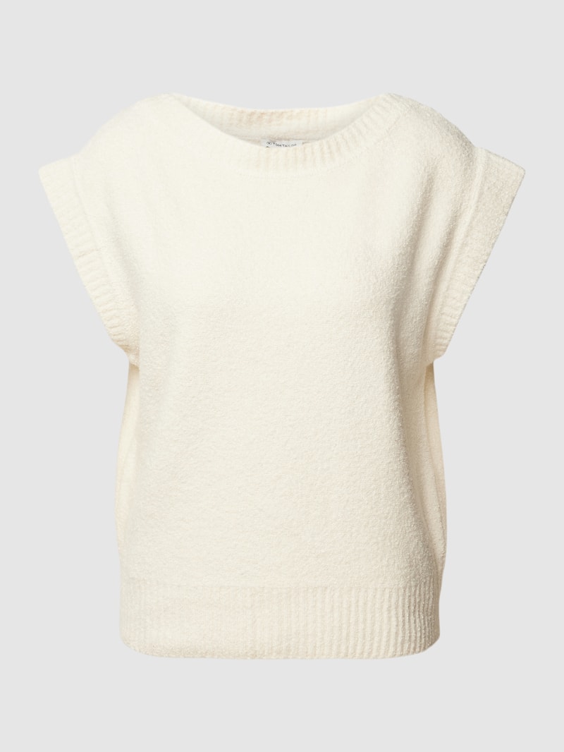 Pullunder mit Kappärmeln in beige