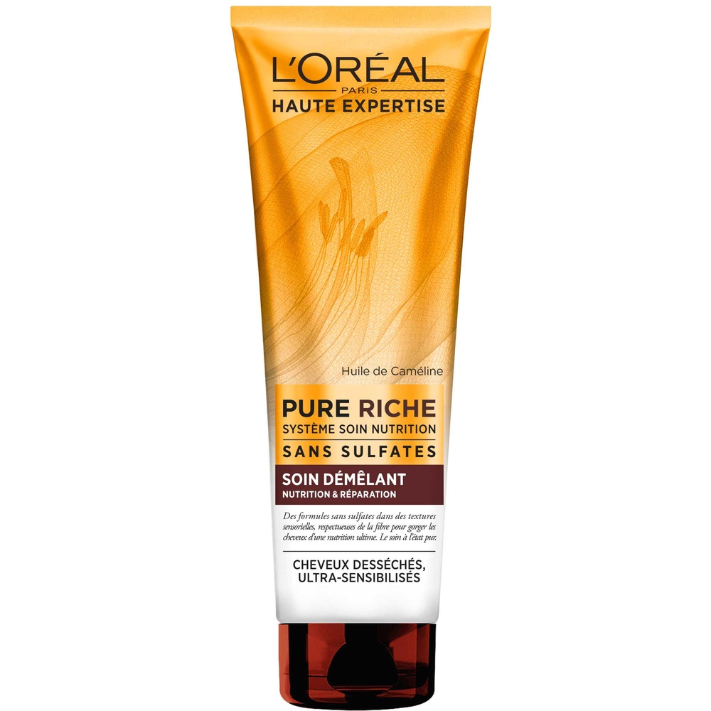 L'Oréal Paris Haute Expertise Pure Riche Après-Shampoing démêlant réparateur cheveux desséchés