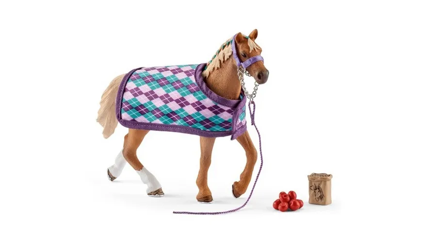 Schleich 42360 - Horse Club - Englisches Vollblut mit Decke