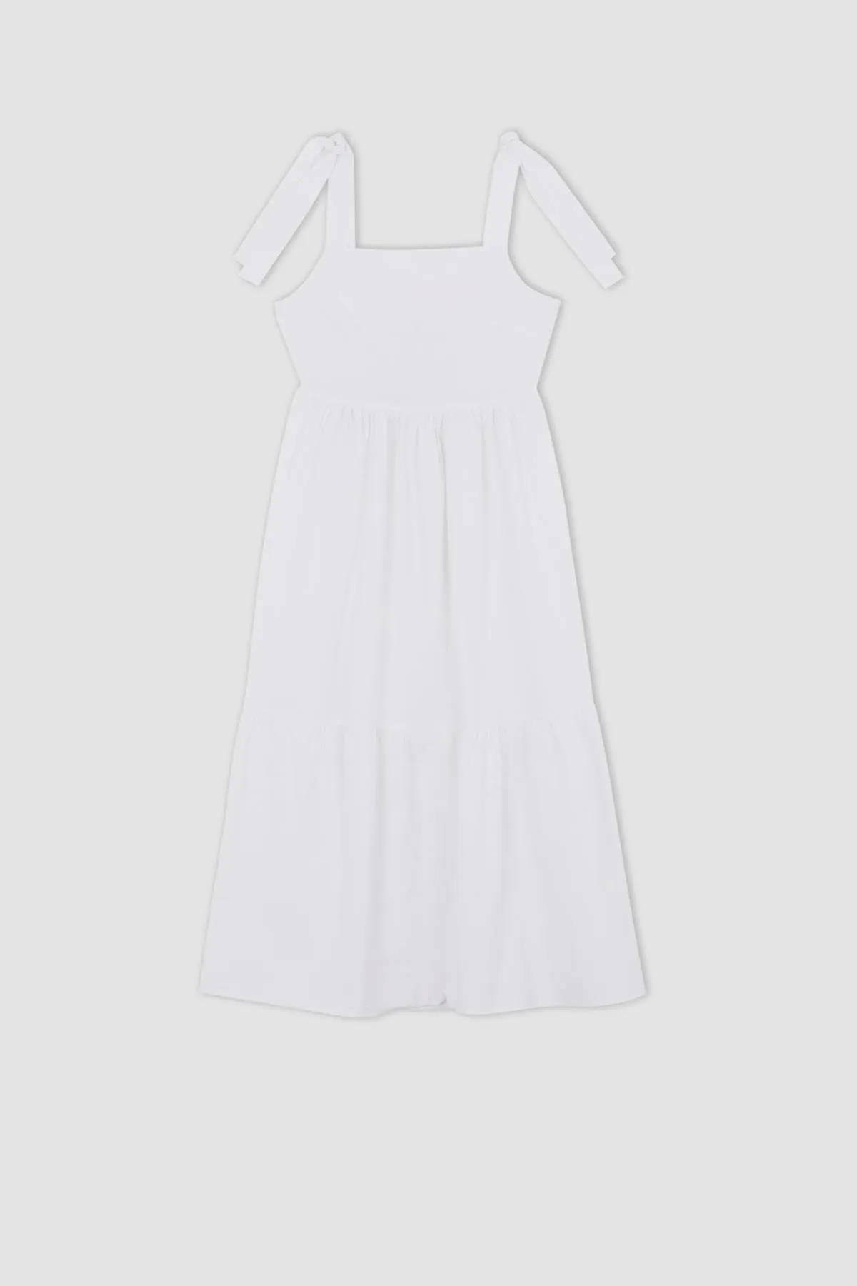 DeFacto  Popeline-Midikleid aus 100 % Baumwolle mit Trägern