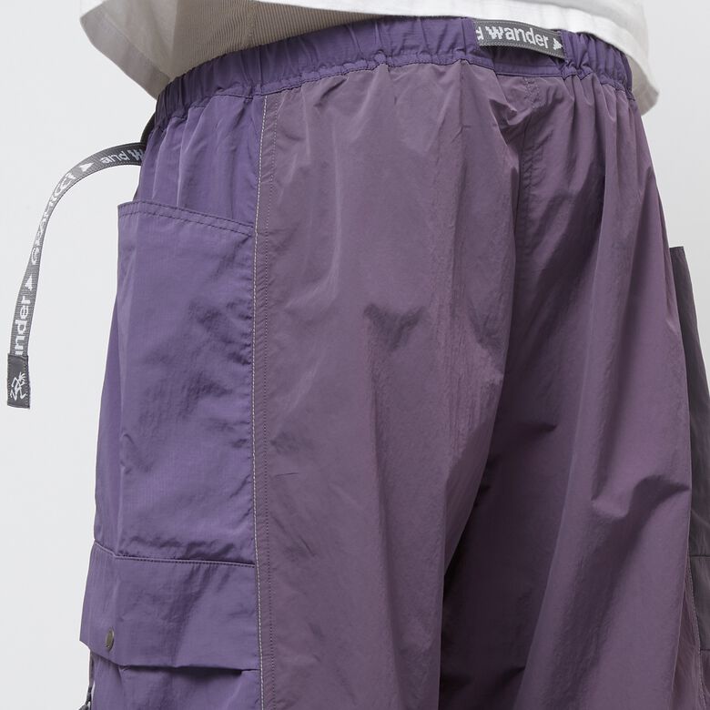Gramicci x And Wander Patchwork Wind Pant multi purple