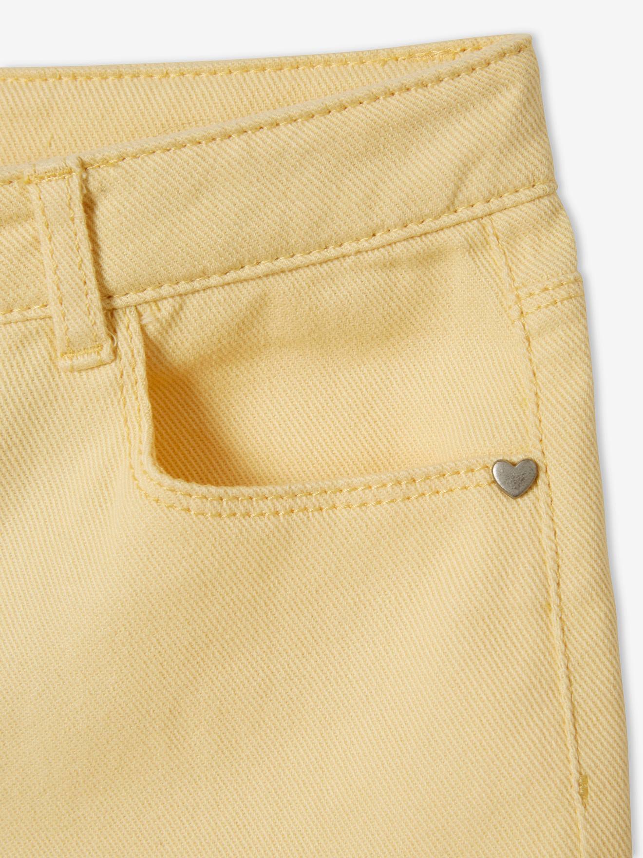 Short couleur Basics fille bois de rose