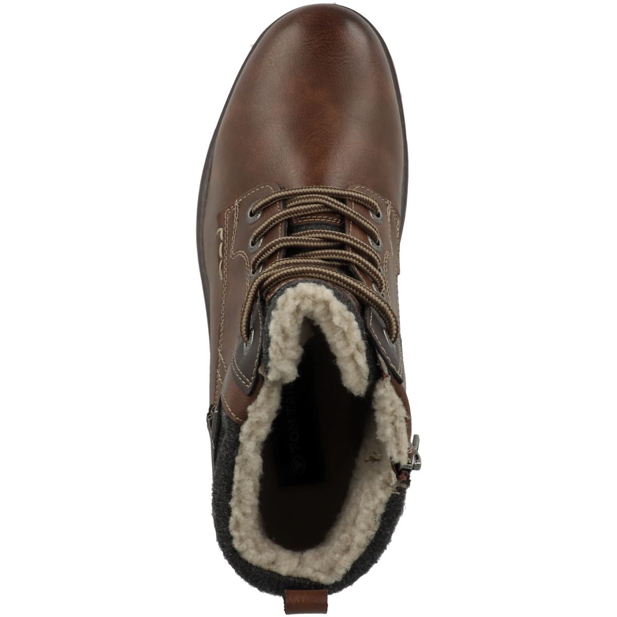 Tom Tailor 4282106 Schnürboots dunkelbraun