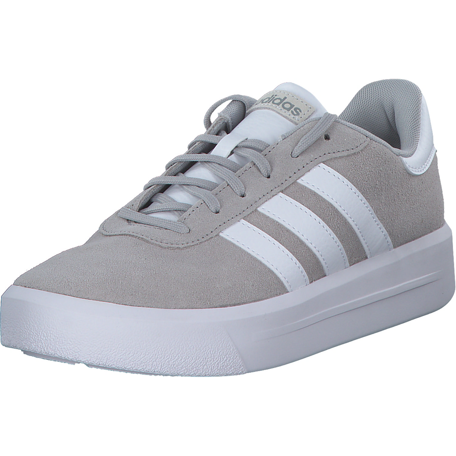Adidas Court Platform Suede, Schnürschuhe, Grau