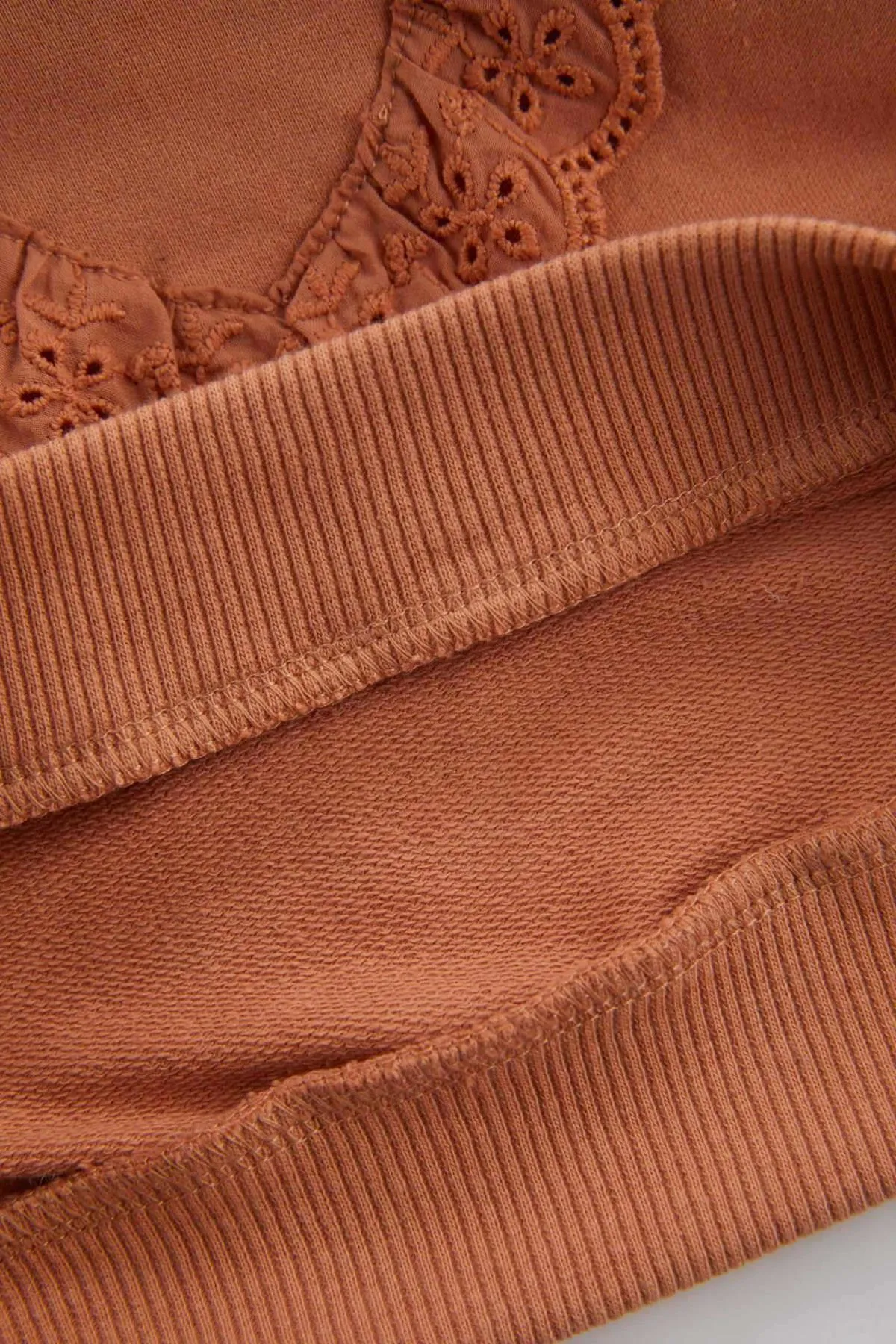 DeFacto  Baby-Mädchen-Sweatshirt mit Rundhalsausschnitt
