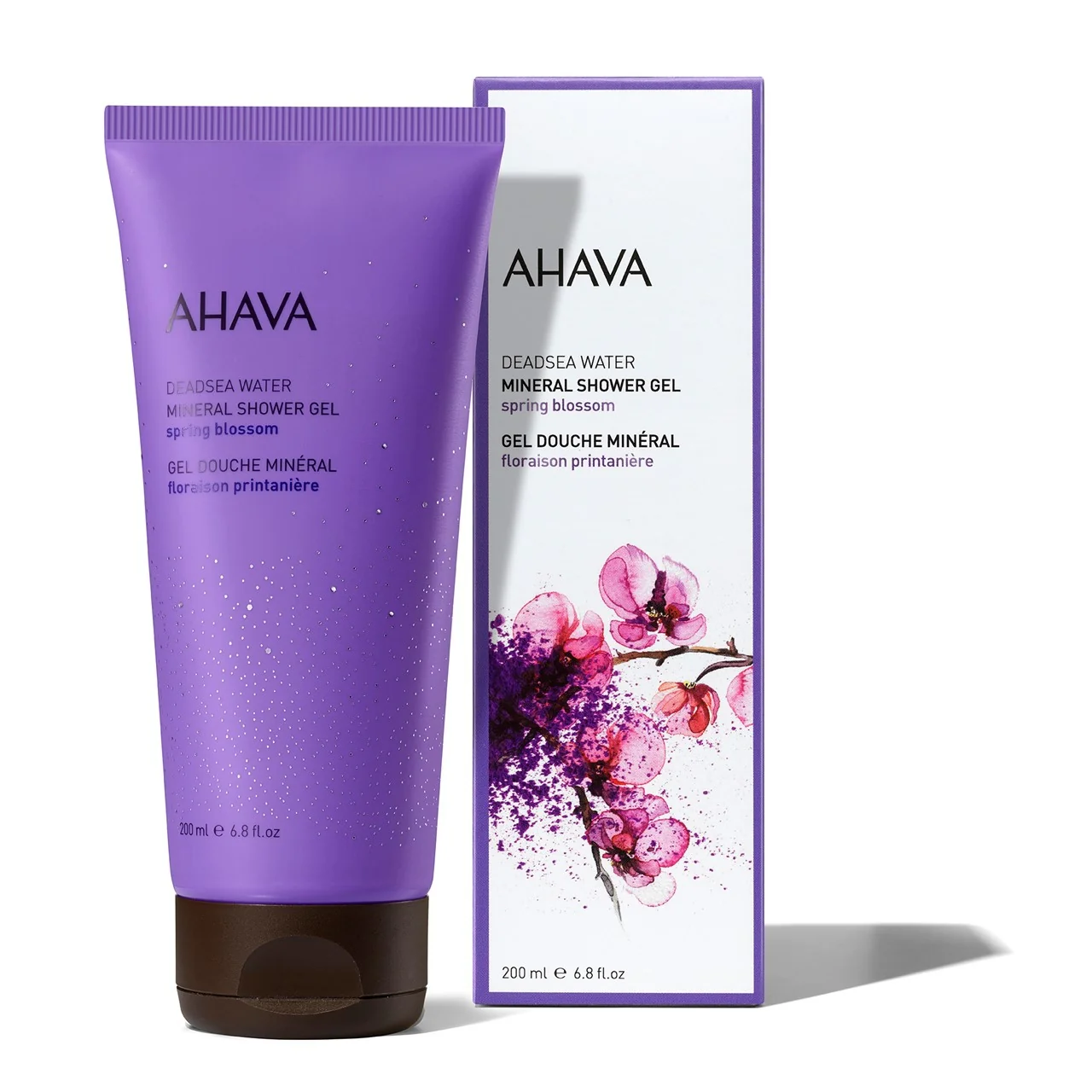 Gel de duș mineral cu apă de la Marea Moartă - Spring Blossom - Baie și duș