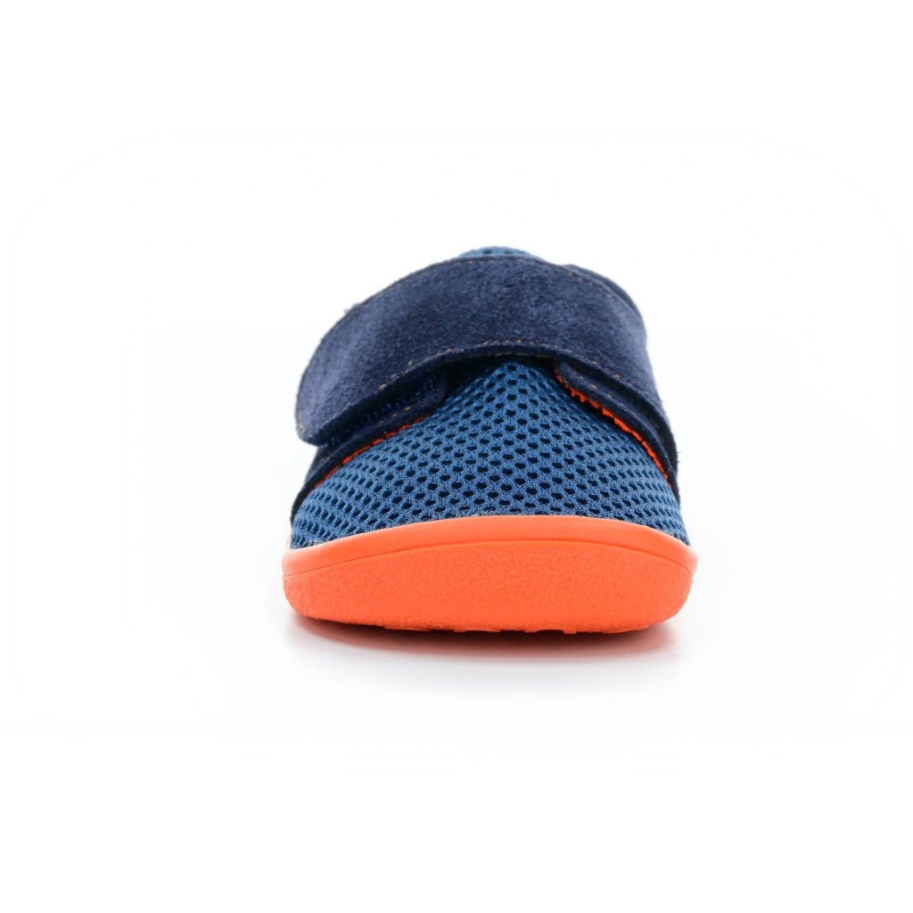 Beda Mandarine Barfußsneakers mit Hinterkappe (BF 0001/SK/1W/OP Mesh mit Leder)