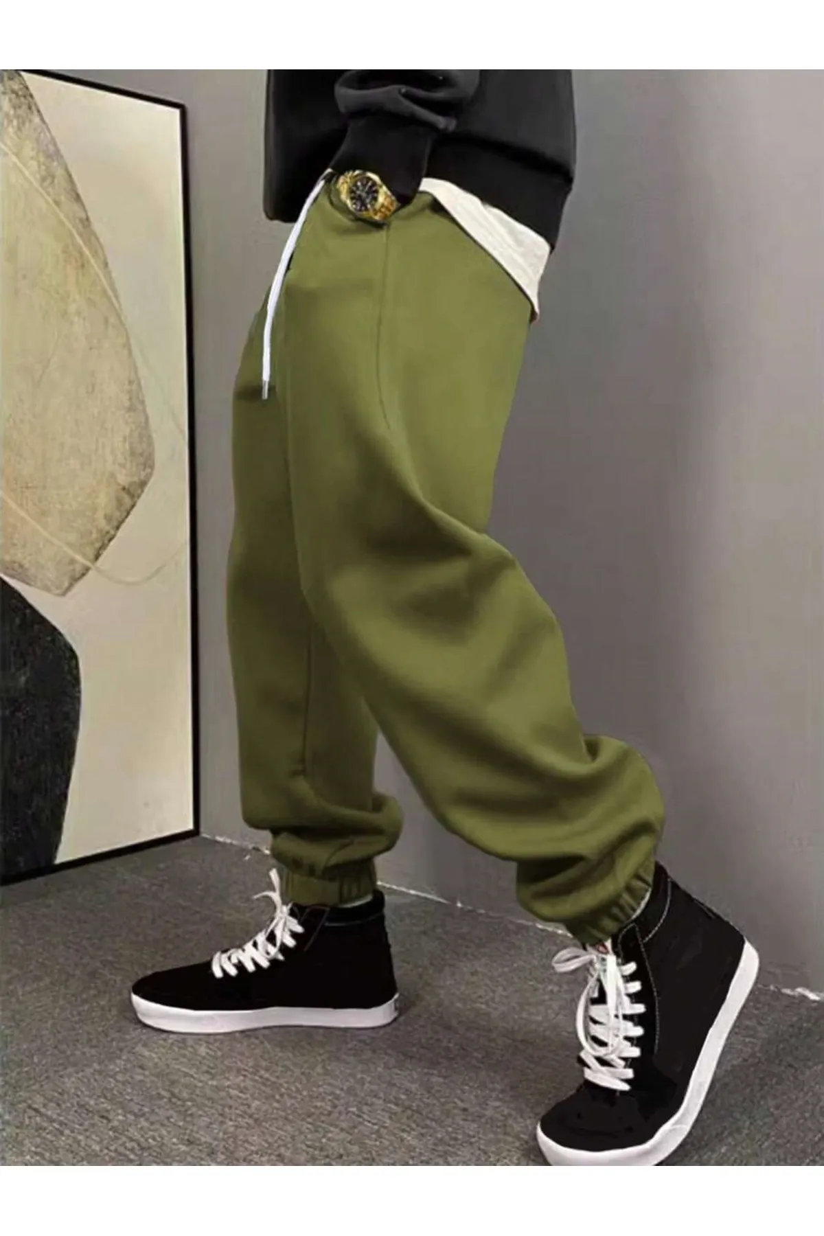MOONBULL  Jogginghose - Khaki - Relaxed