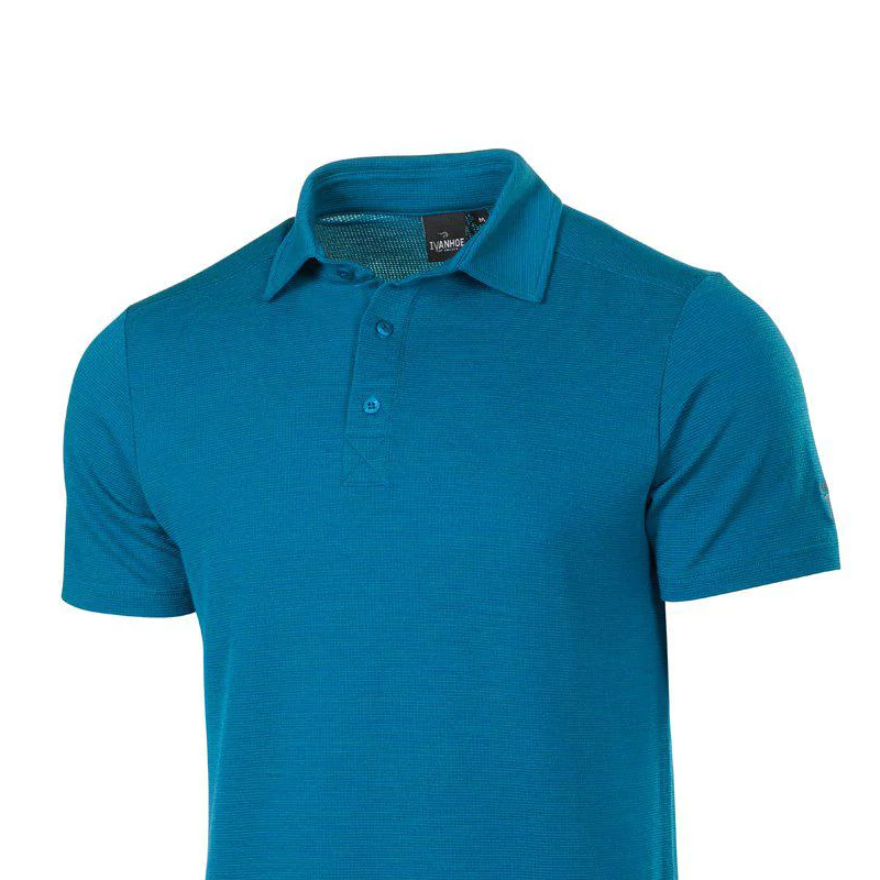 Ivanhoe Elis Electric blaues Herren Poloshirt