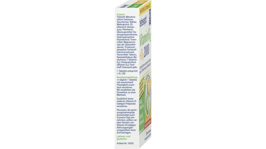tetesept Vitamin K2 + D3 2000 30 St